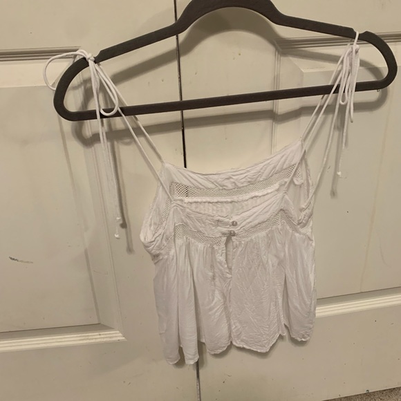 Urban outfitters crop white tank-size XS - Picture 2 of 6